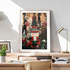 Nutcracker Traditional Christmas Tree Decorations - Rolled Poster Wall Art Print | House Prints