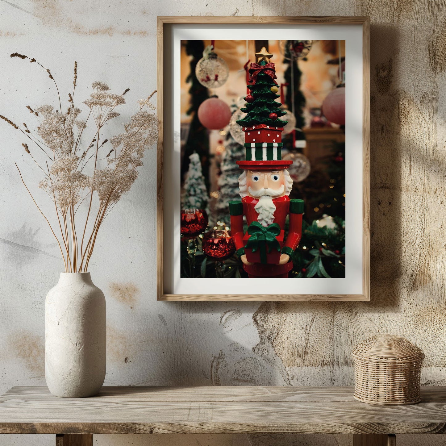 Nutcracker Traditional Christmas Tree Decorations - Rolled Poster Wall Art Print - House Prints