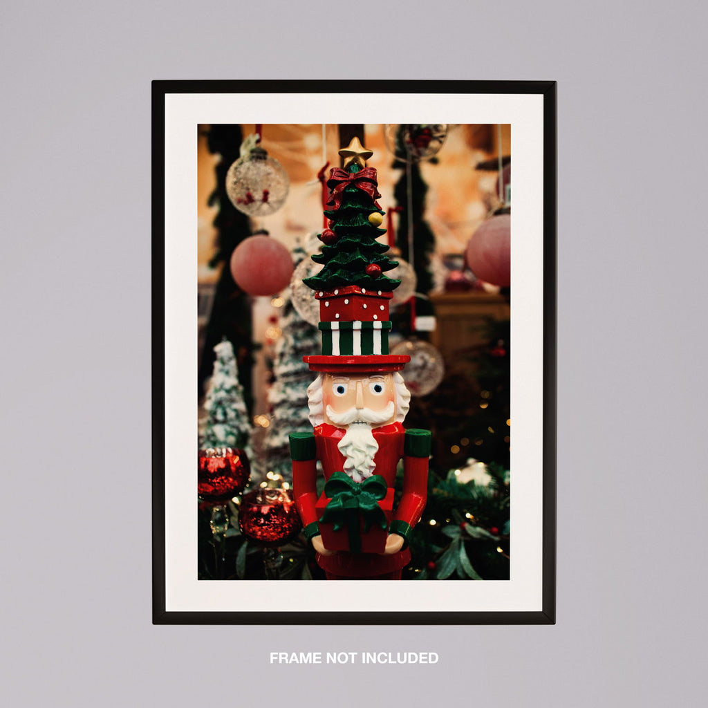 Nutcracker Traditional Christmas Tree Decorations - Rolled Poster Wall Art Print | House Prints