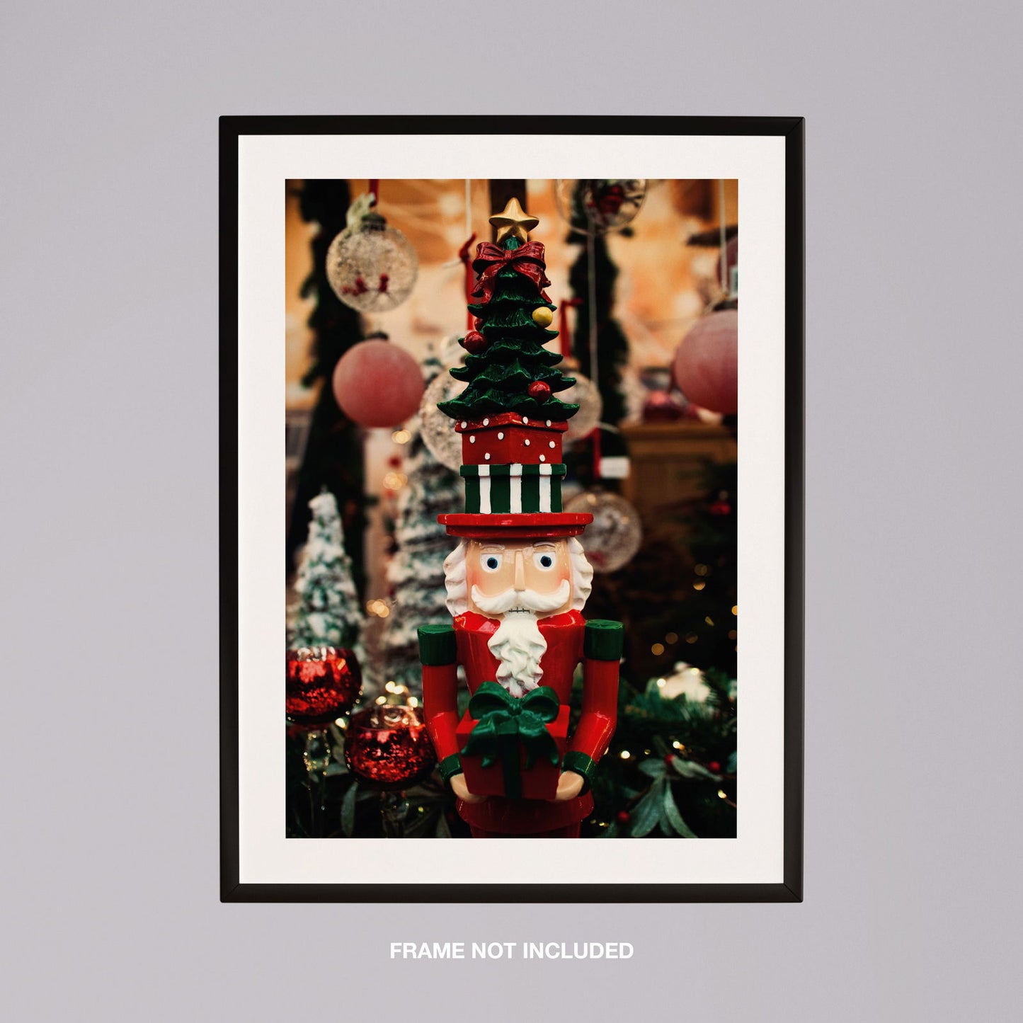 Nutcracker Traditional Christmas Tree Decorations - Rolled Poster Wall Art Print - House Prints