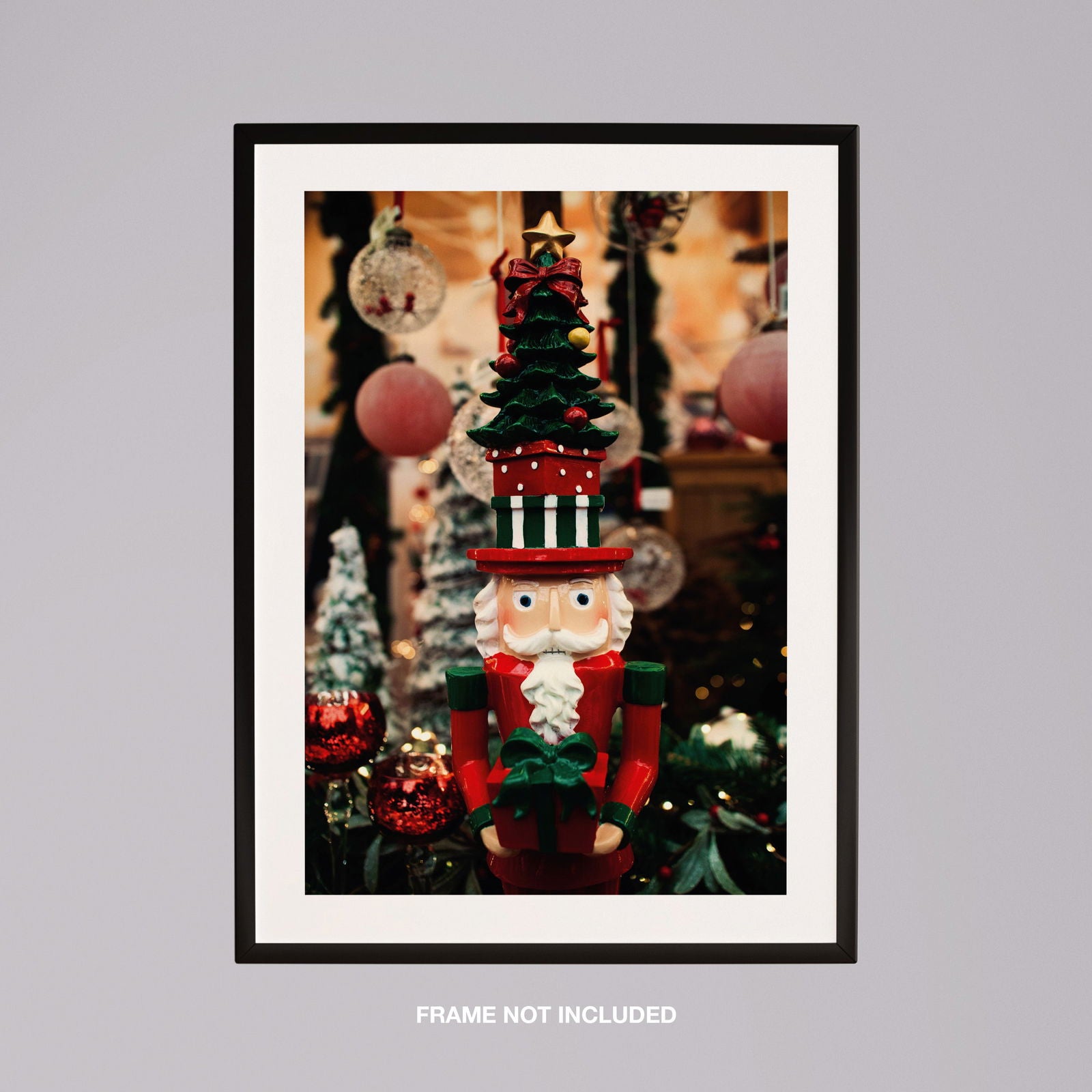 Nutcracker Traditional Christmas Tree Decorations - Rolled Poster Wall Art Print - House Prints