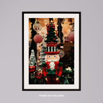 Nutcracker Traditional Christmas Tree Decorations - Rolled Poster Wall Art Print - House Prints