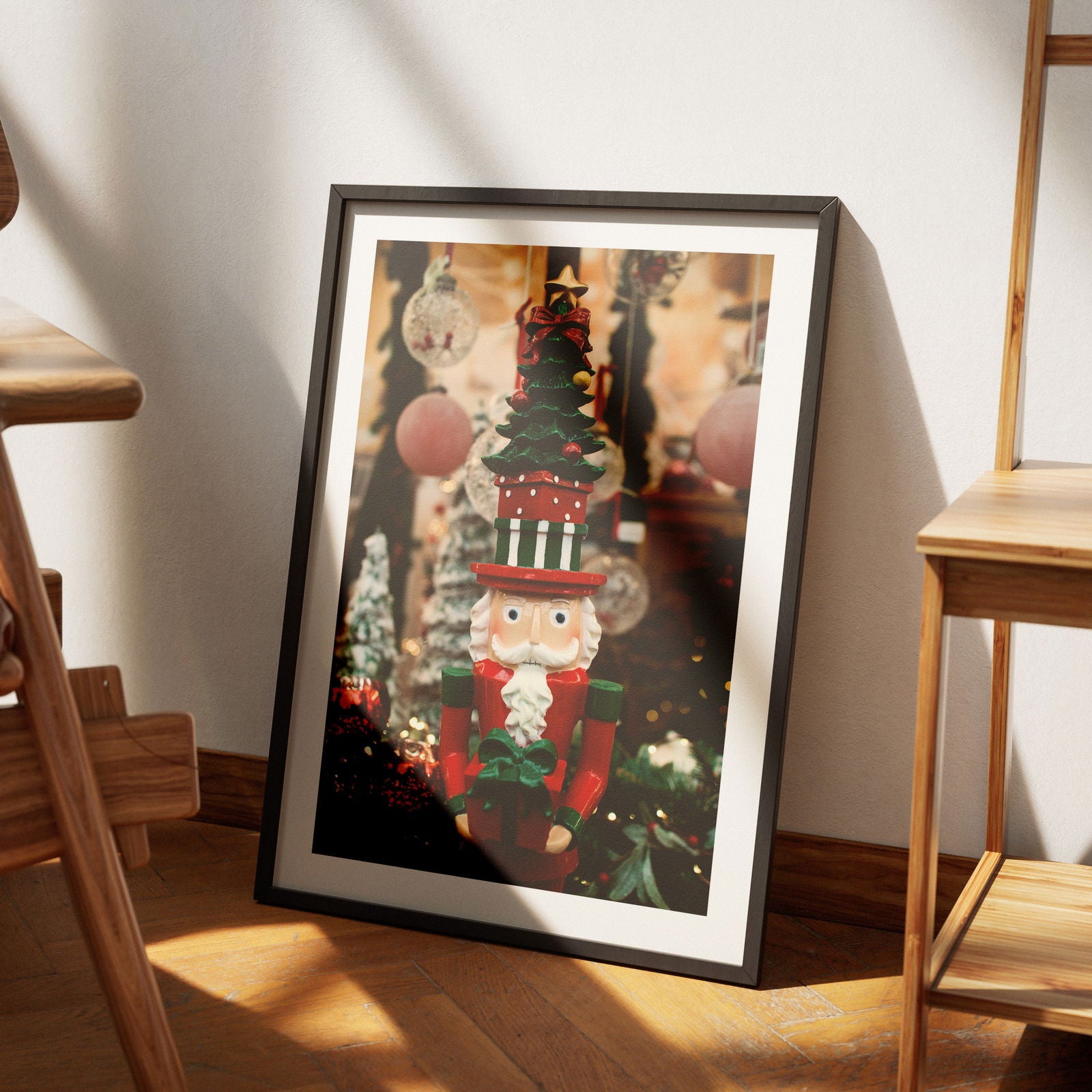 Nutcracker Traditional Christmas Tree Decorations - Rolled Poster Wall Art Print - House Prints