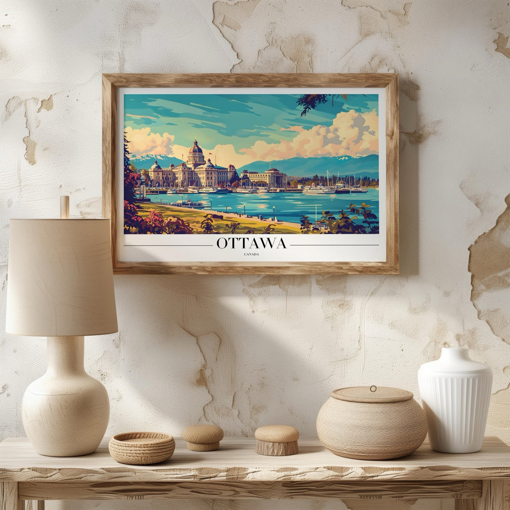Ottawa Canada City World Travel - Rolled Poster Wall Art Print | House Prints