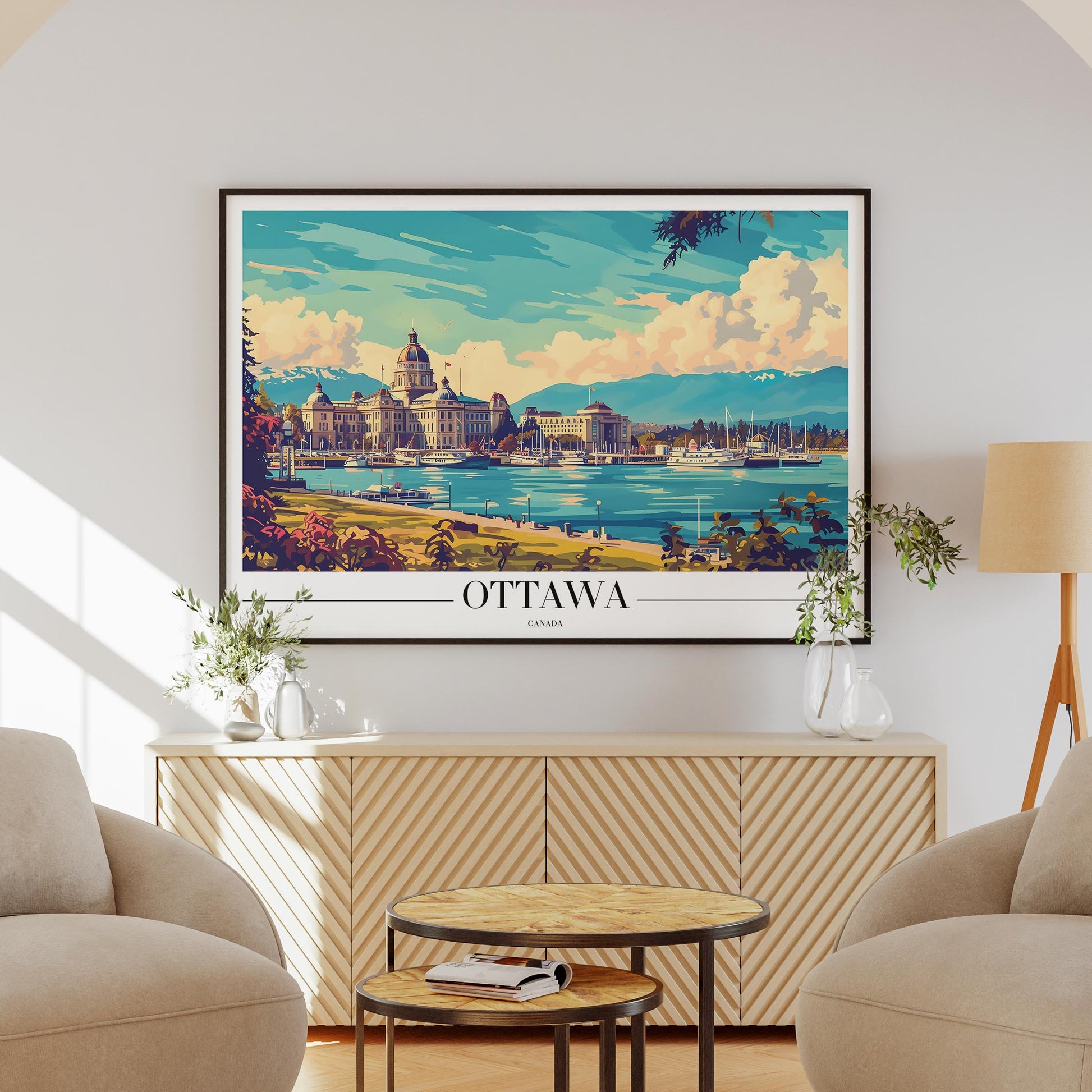 Ottawa Canada City World Travel - Rolled Poster Wall Art Print - House Prints