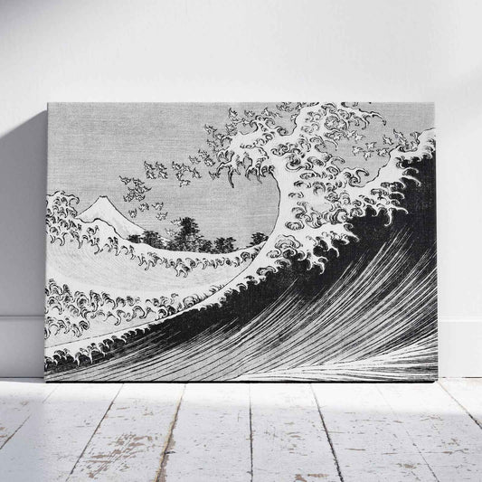 One Hundred Views of Mount Fuji - Katsushika Hokusai - Framed Canvas Wall Art Print - House Prints