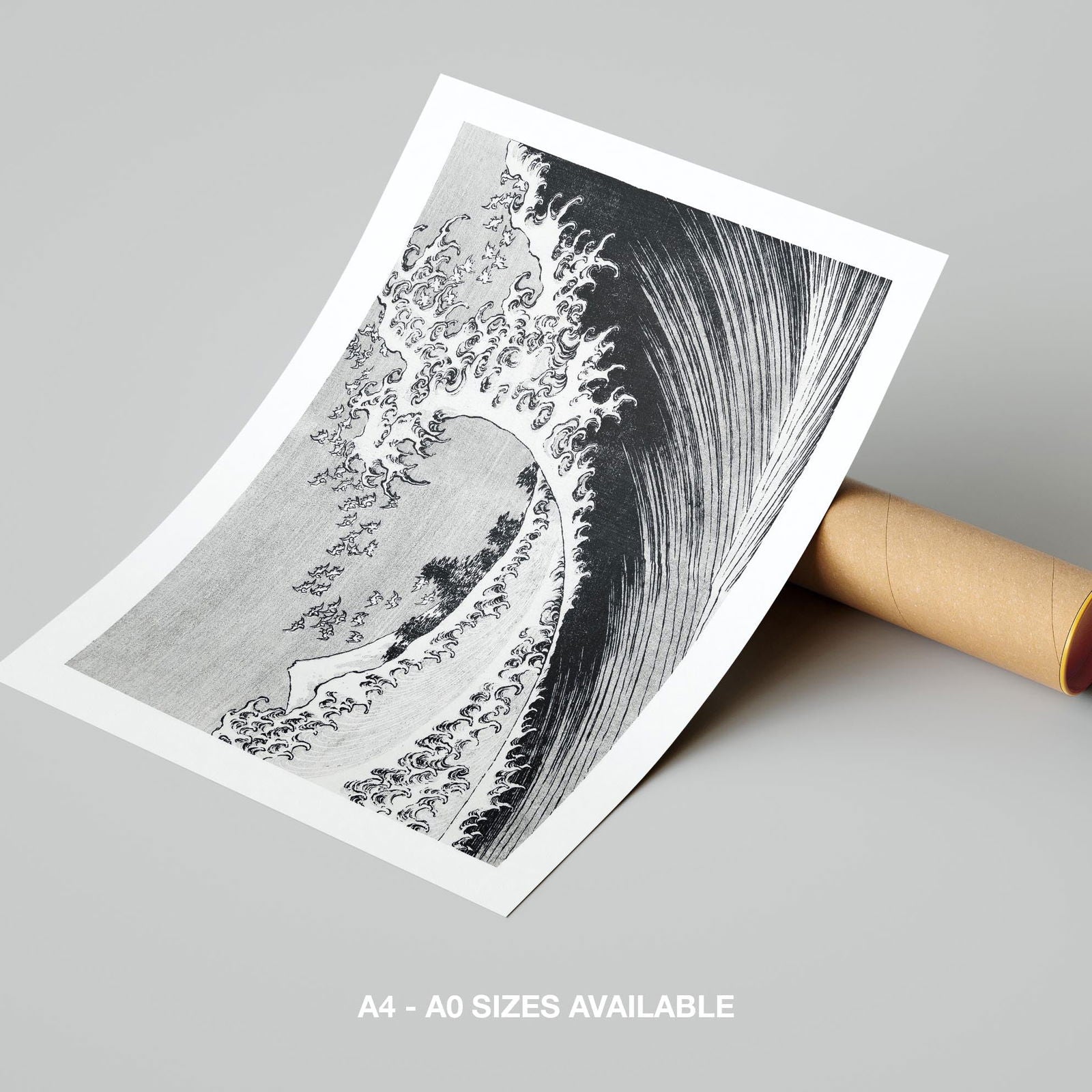 One Hundred Views of Mount Fuji - Katsushika Hokusai - Rolled Poster Wall Art Print - House Prints