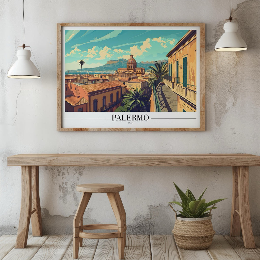 Historic Palermo Italy World Travel - Rolled Poster Art Print | House Prints