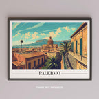 Historic Palermo Italy World Travel - Rolled Poster Art Print | House Prints