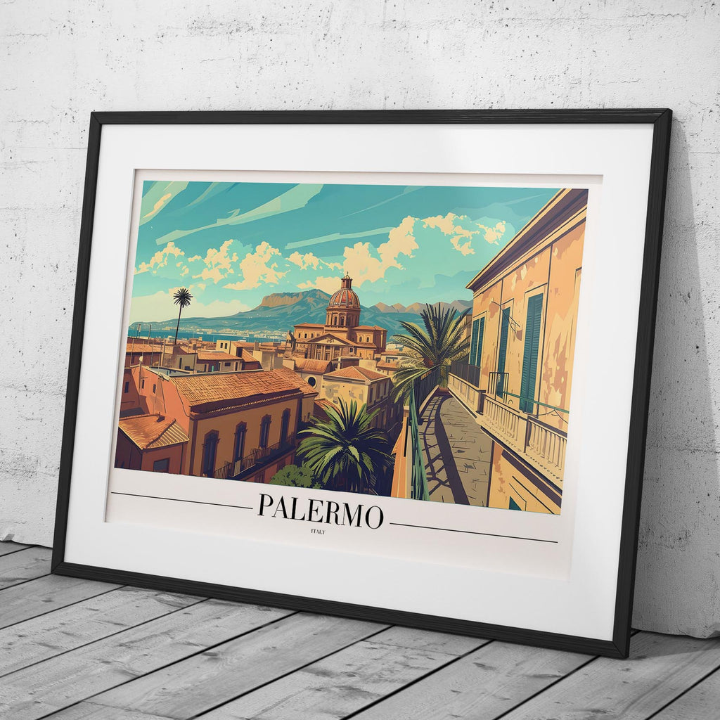 Historic Palermo Italy World Travel - Rolled Poster Art Print | House Prints