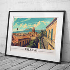 Historic Palermo Italy World Travel - Rolled Poster Art Print | House Prints
