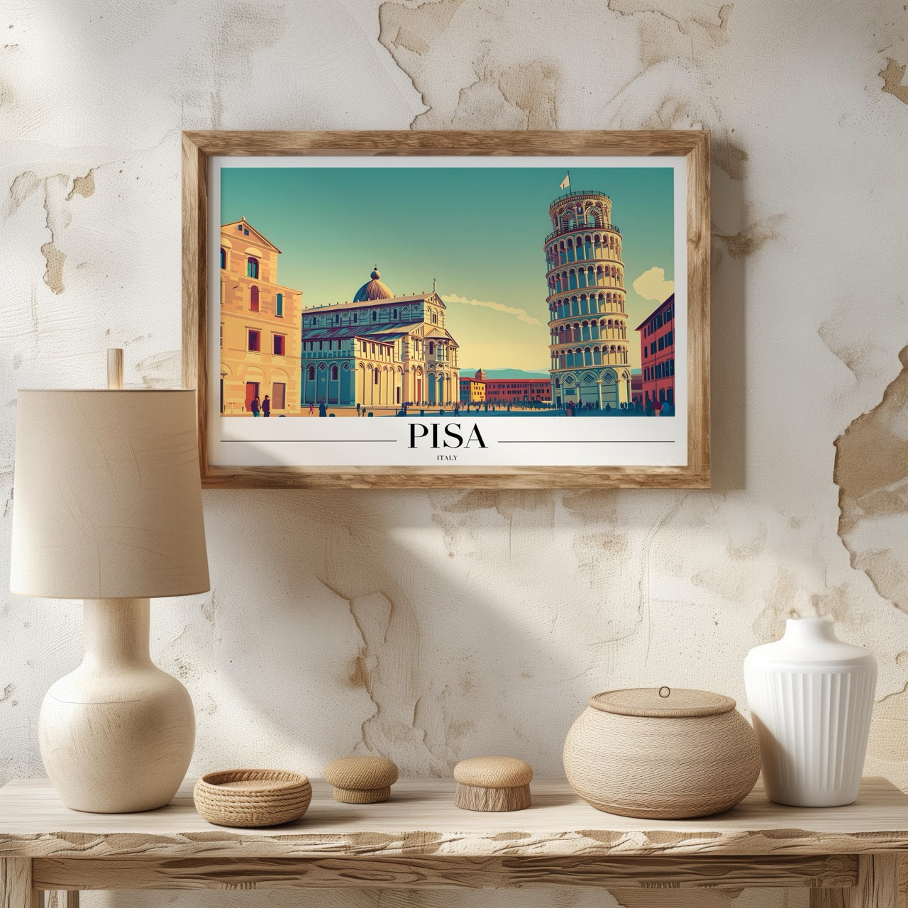 Timeless Pisa Italy City World Travel - Rolled Poster Wall Art Print - House Prints