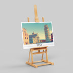 Timeless Pisa Italy City World Travel - Framed Canvas Wall Art Print | House Prints