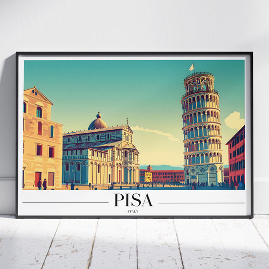 Timeless Pisa Italy City World Travel - Rolled Poster Wall Art Print - House Prints