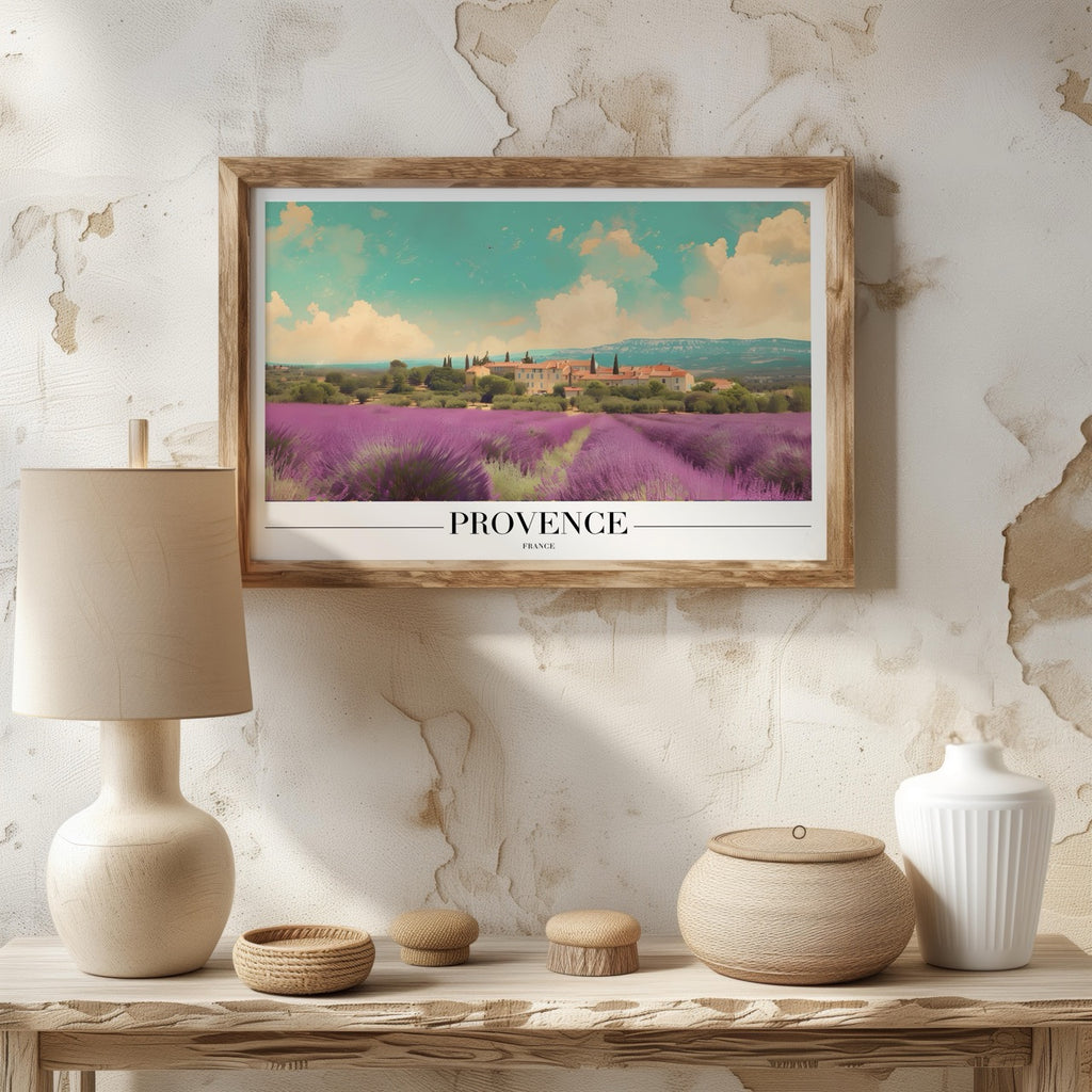 Provence France City World Travel - Rolled Poster Wall Art Print | House Prints