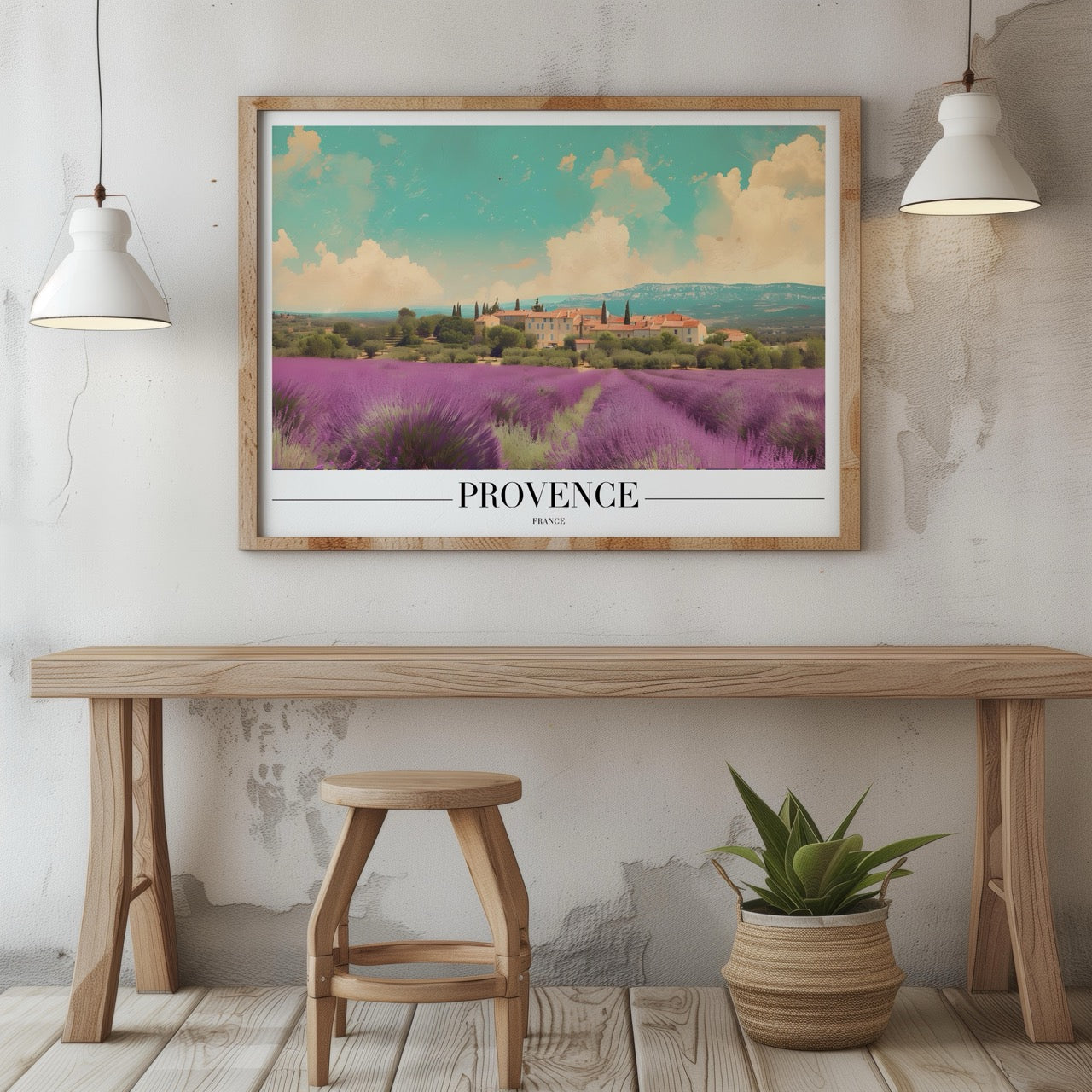 Provence France City World Travel - Rolled Poster Wall Art Print - House Prints