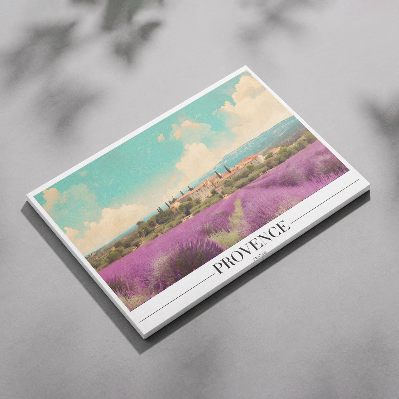 Provence France City World Travel - Framed Canvas Wall Art Print | House Prints