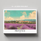 Provence France City World Travel - Framed Canvas Wall Art Print | House Prints