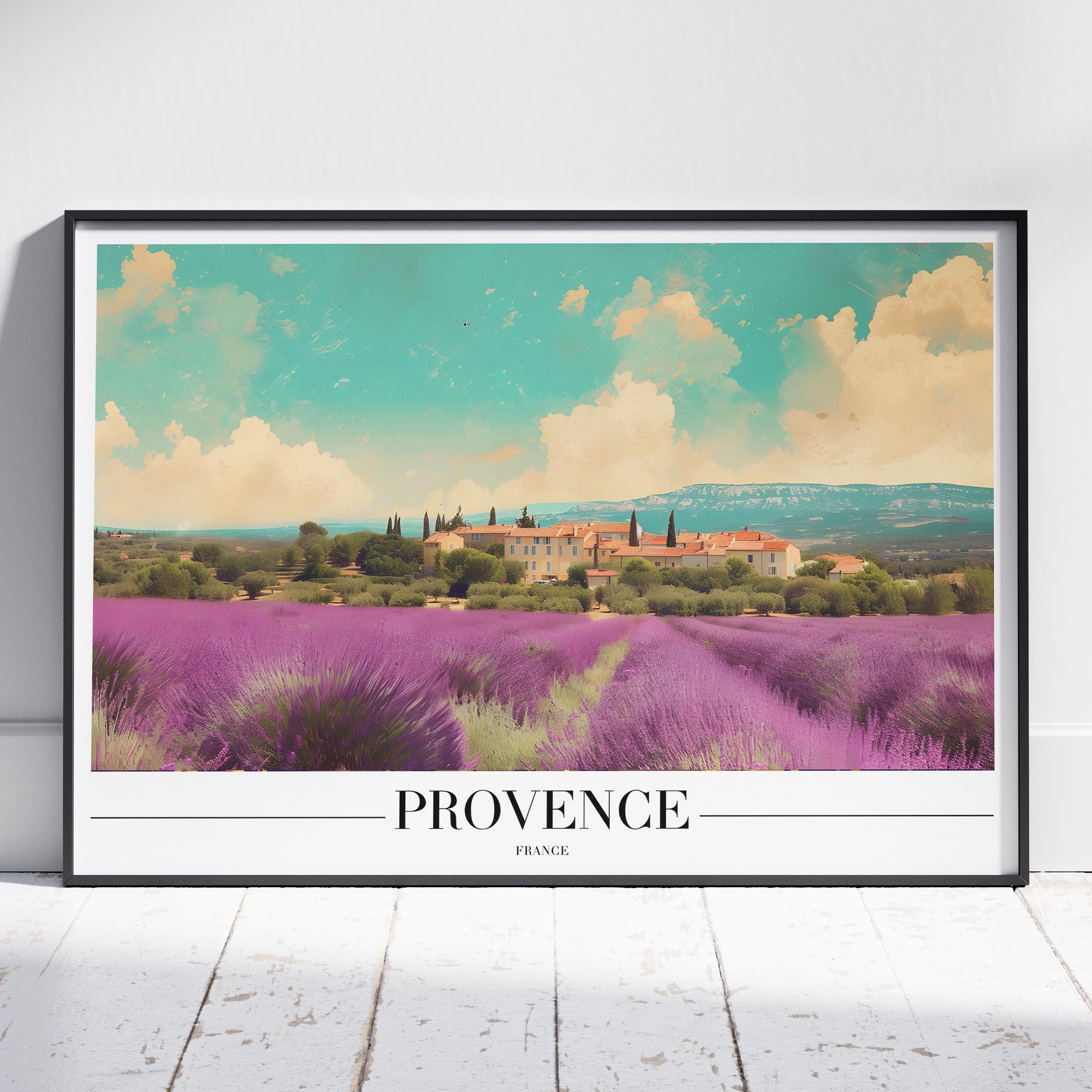 Provence France City World Travel - Rolled Poster Wall Art Print | House Prints