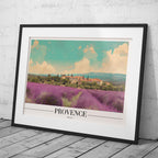 Provence France City World Travel - Rolled Poster Wall Art Print | House Prints