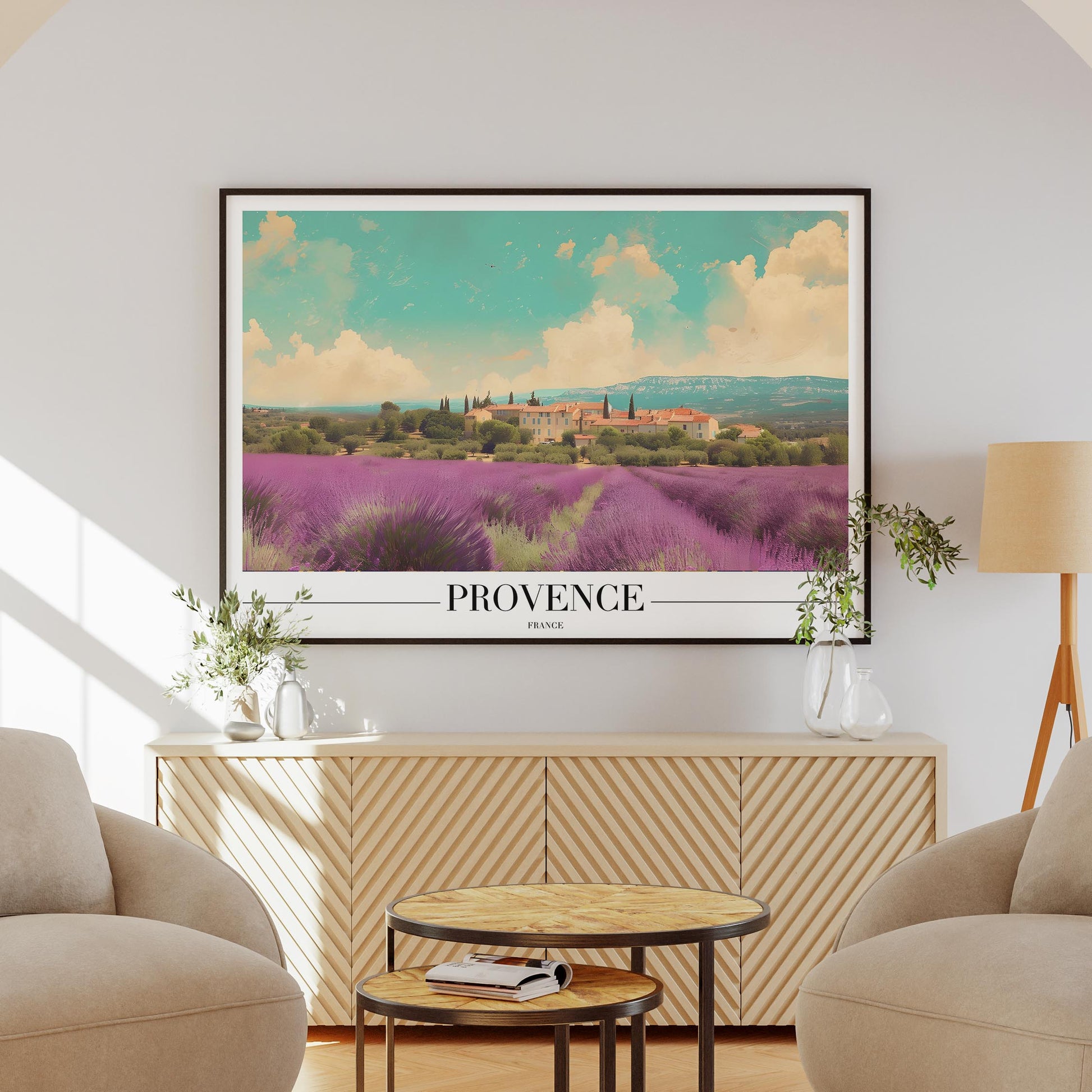 Provence France City World Travel - Rolled Poster Wall Art Print - House Prints