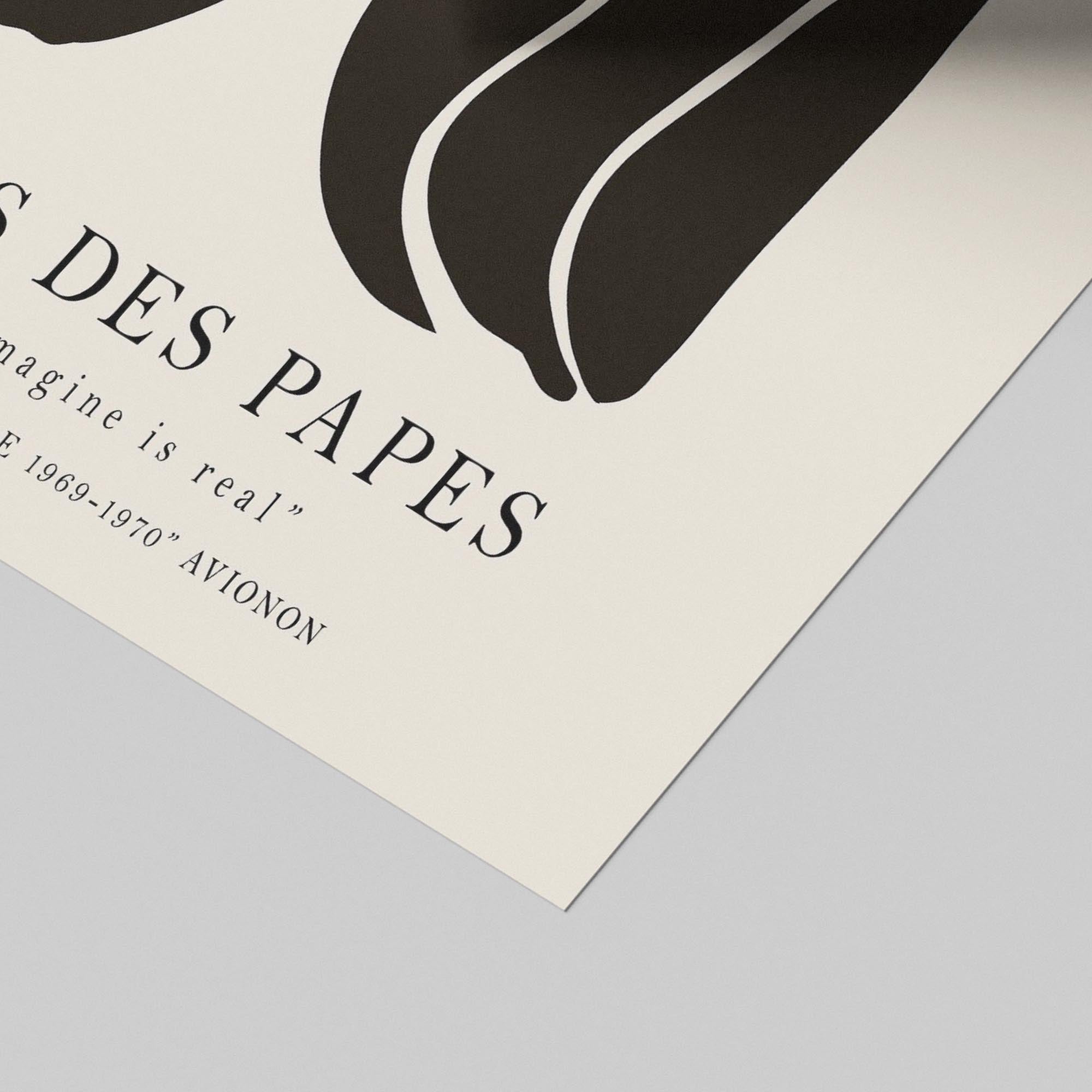 The Kiss Au Palais Des Papes - Pablo Picasso - Rolled Poster Wall Art Print