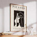 The Kiss Au Palais Des Papes - Pablo Picasso - Rolled Poster Wall Art Print