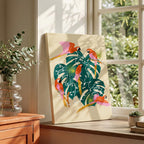 Parrot Paradise - Rosalinde Clara - Framed Canvas Wall Art Print | House Prints