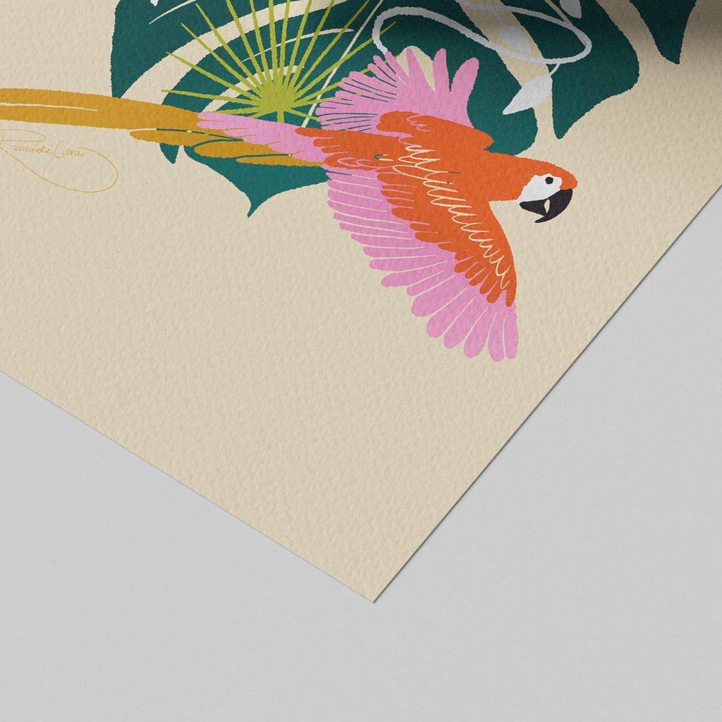 Parrot Paradise - Rosalinde Clara - Rolled Poster Wall Art Print | House Prints