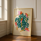 Parrot Paradise - Rosalinde Clara - Rolled Poster Wall Art Print | House Prints
