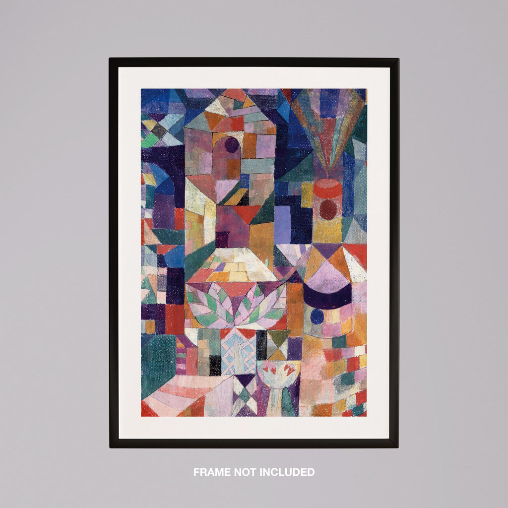 Burggarten - Paul Klee - Rolled Poster Wall Art Print | House Prints