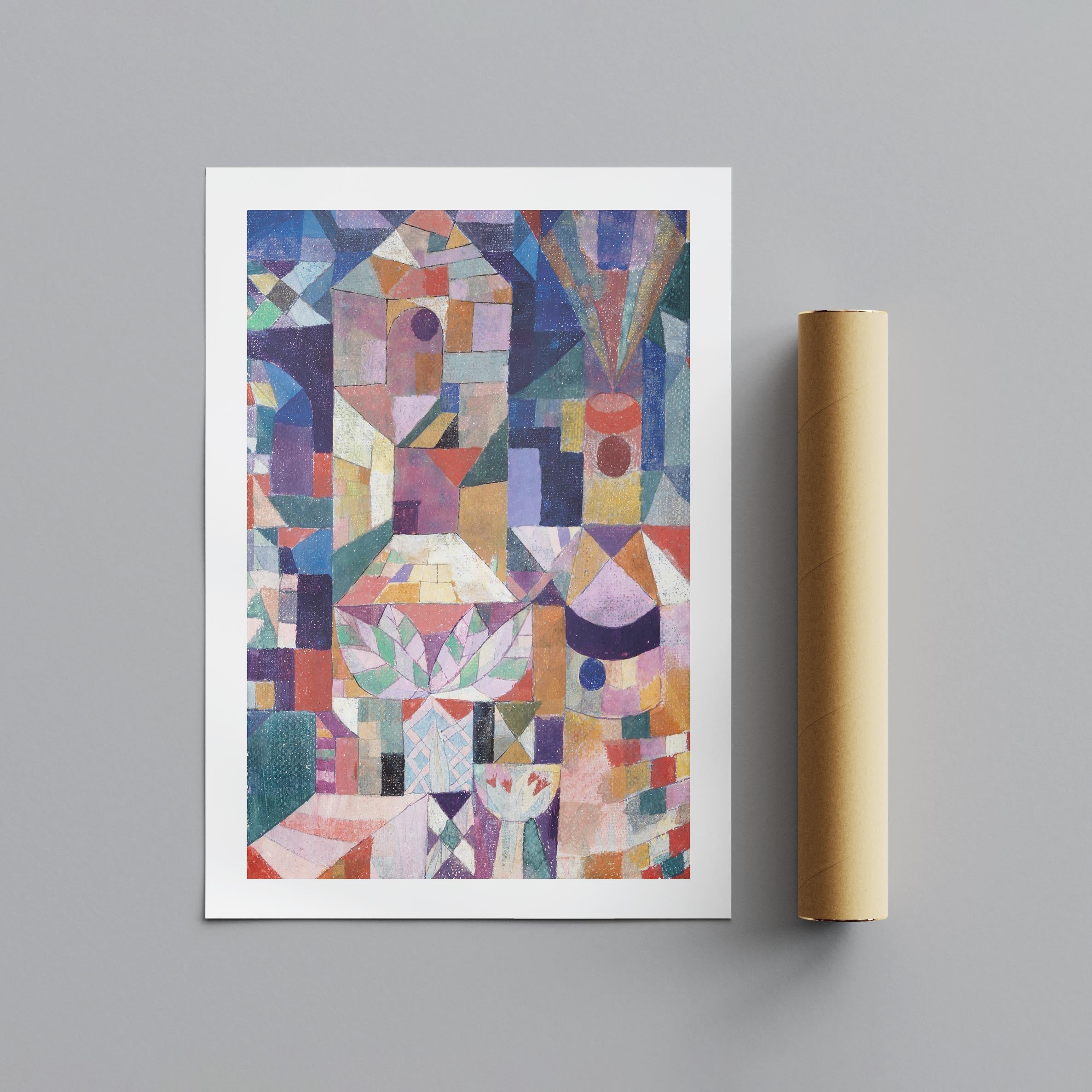Burggarten - Paul Klee - Rolled Poster Wall Art Print | House Prints