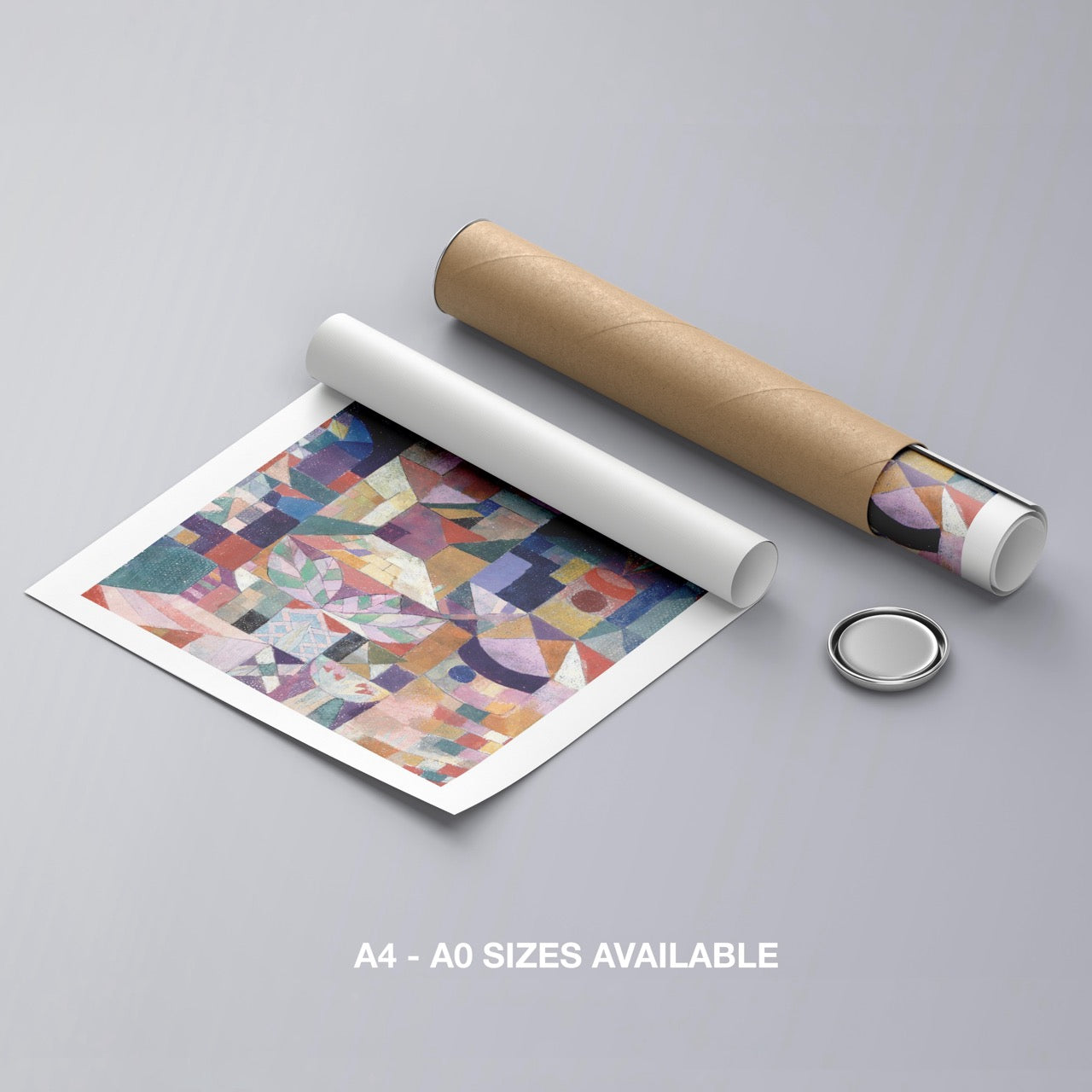 Burggarten - Paul Klee - Rolled Poster Wall Art Print | House Prints