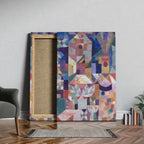 Burggarten - Paul Klee - Framed Canvas Wall Art Print | House Prints