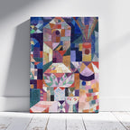 Burggarten - Paul Klee - Framed Canvas Wall Art Print | House Prints