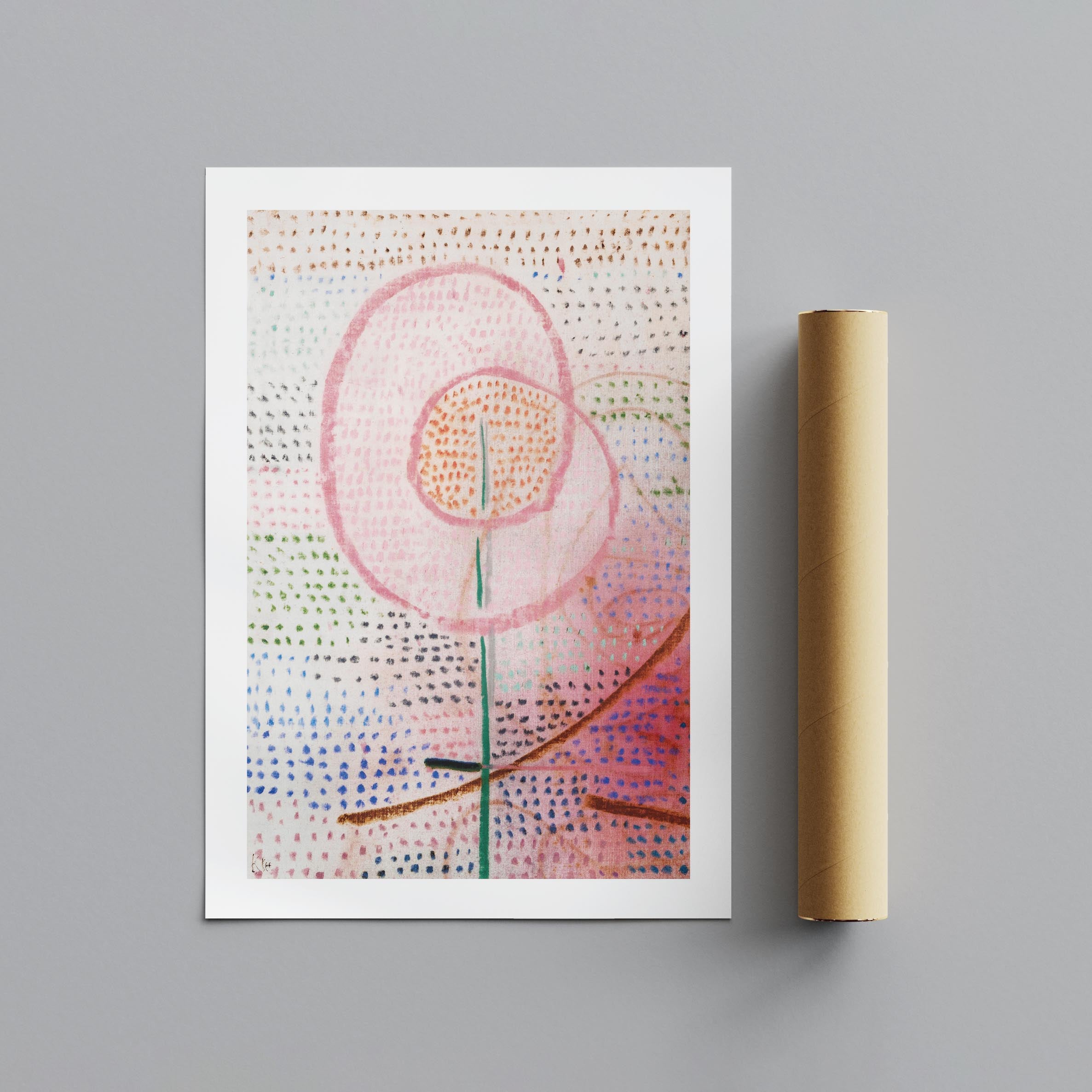 Blossoming - Paul Klee - Rolled Poster Wall Art Print | House Prints