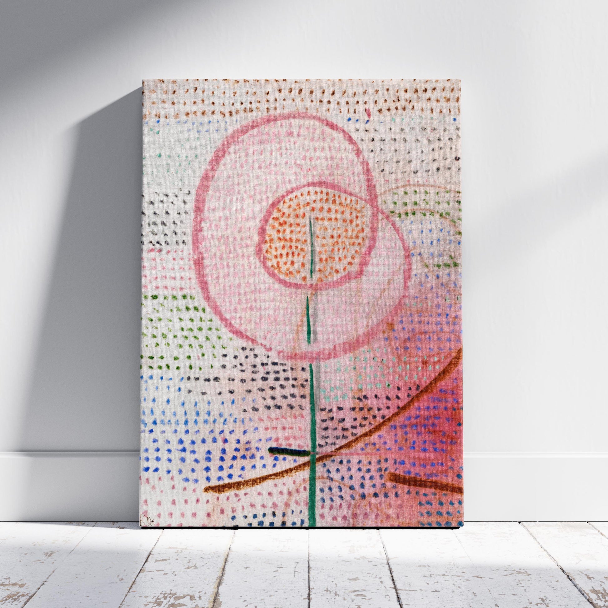 Blossoming - Paul Klee - Framed Canvas Wall Art Print - House Prints