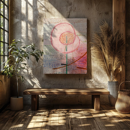 Blossoming - Paul Klee - Framed Canvas Wall Art Print - House Prints