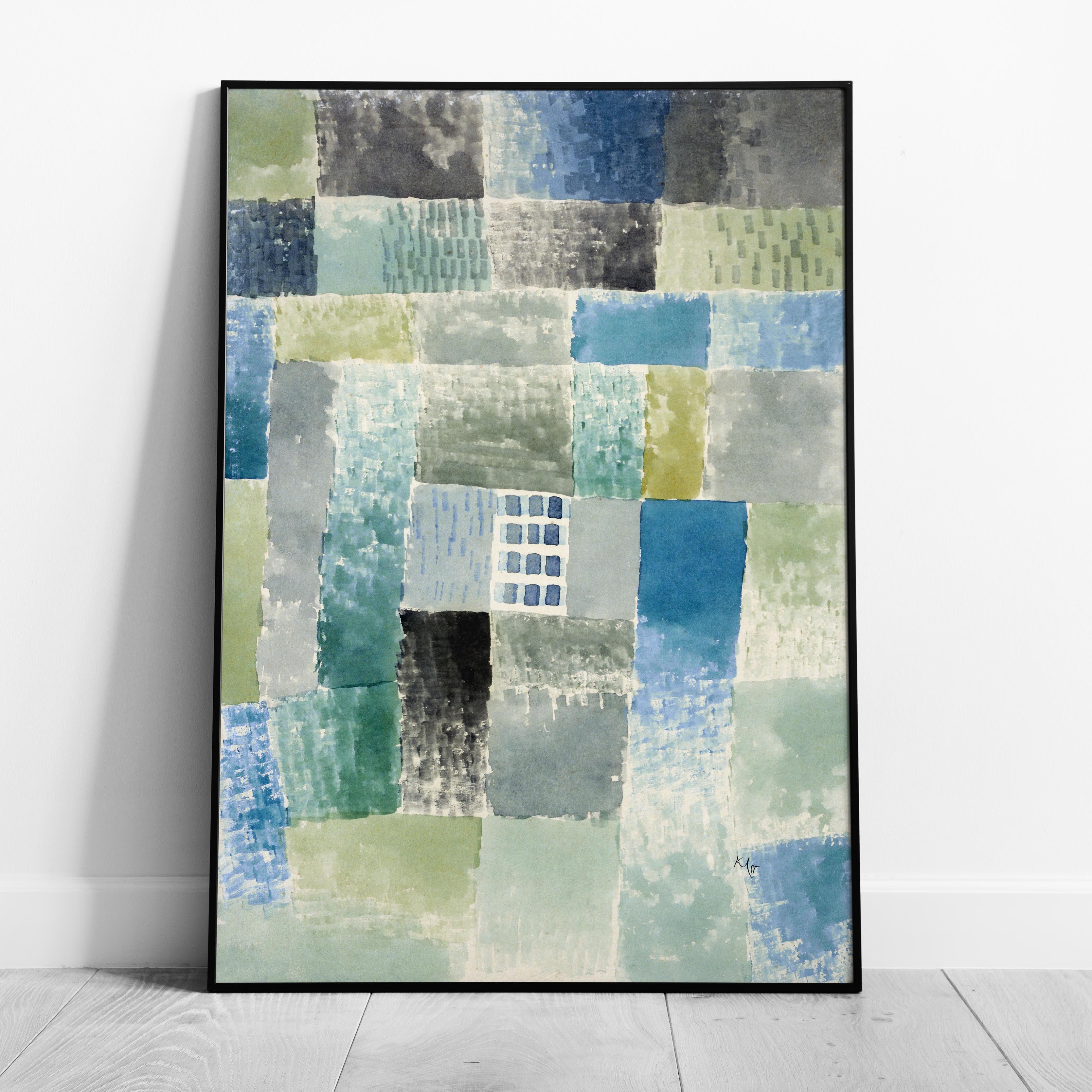 First House in a Settlement - Paul Klee - Rolled Poster Wall Art Print | House Prints