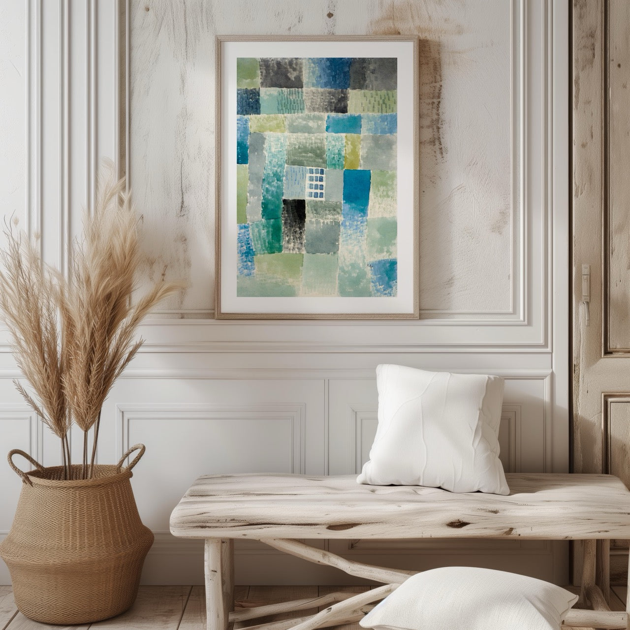 First House in a Settlement - Paul Klee - Rolled Poster Wall Art Print | House Prints
