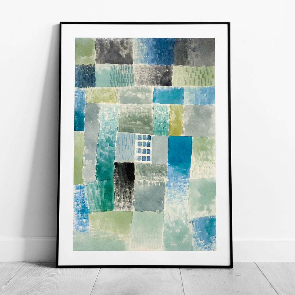 First House in a Settlement - Paul Klee - Rolled Poster Wall Art Print | House Prints
