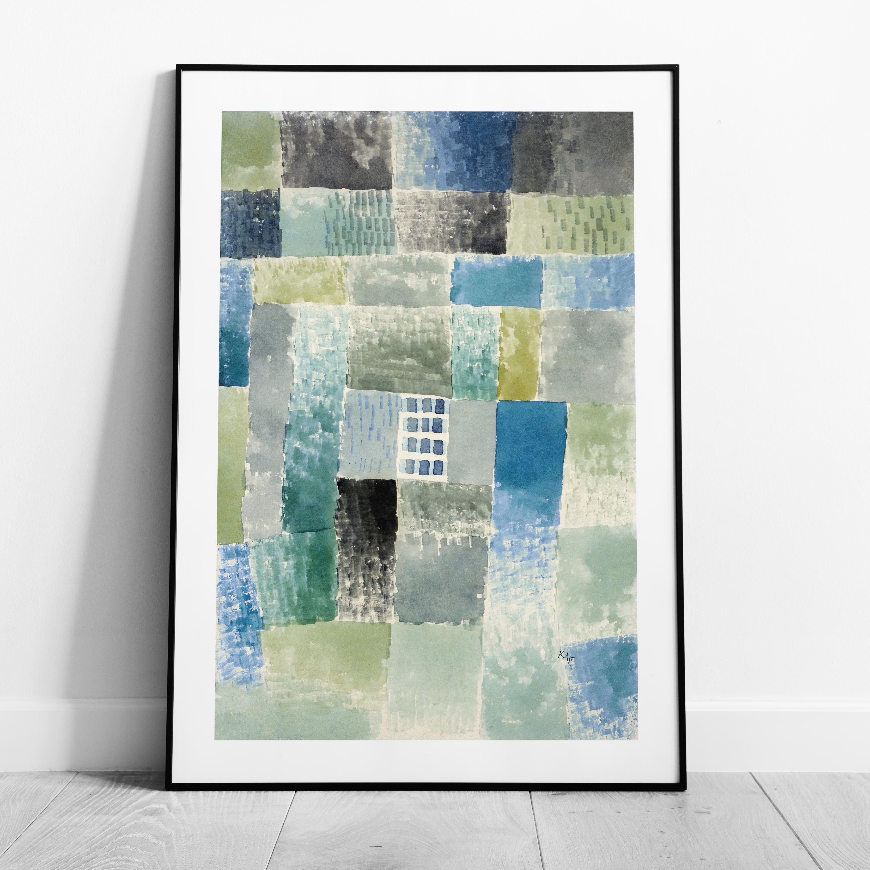 First House in a Settlement - Paul Klee - Rolled Poster Wall Art Print | House Prints