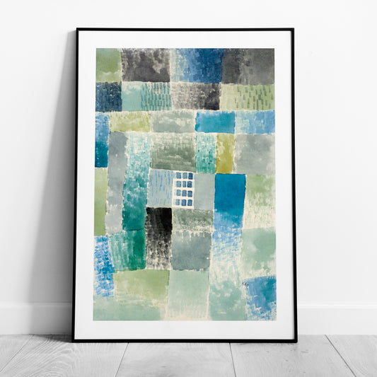 First House in a Settlement - Paul Klee - Rolled Poster Wall Art Print
