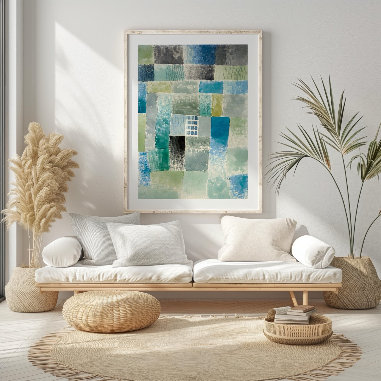 First House in a Settlement - Paul Klee - Rolled Poster Wall Art Print | House Prints