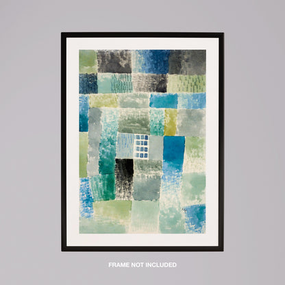 First House in a Settlement - Paul Klee - Rolled Poster Wall Art Print