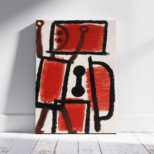Locksmith - Paul Klee - Framed Canvas Wall Art Print - House Prints