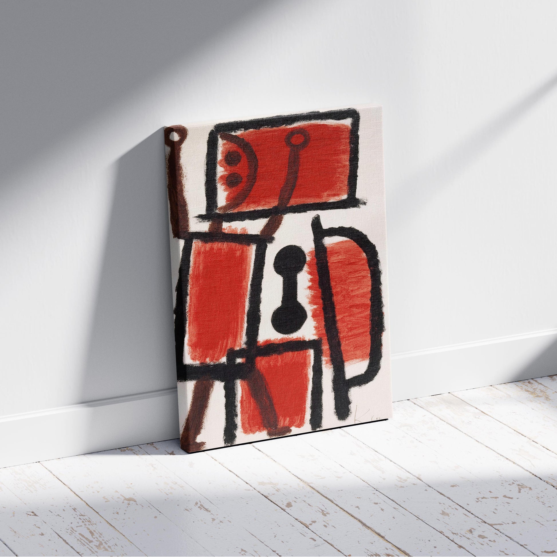 Locksmith - Paul Klee - Framed Canvas Wall Art Print - House Prints
