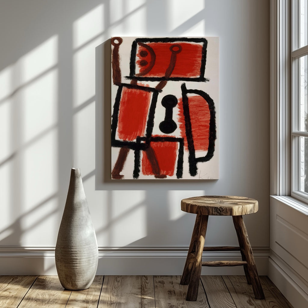 Locksmith - Paul Klee - Framed Canvas Wall Art Print | House Prints
