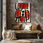 Locksmith - Paul Klee - Framed Canvas Wall Art Print | House Prints