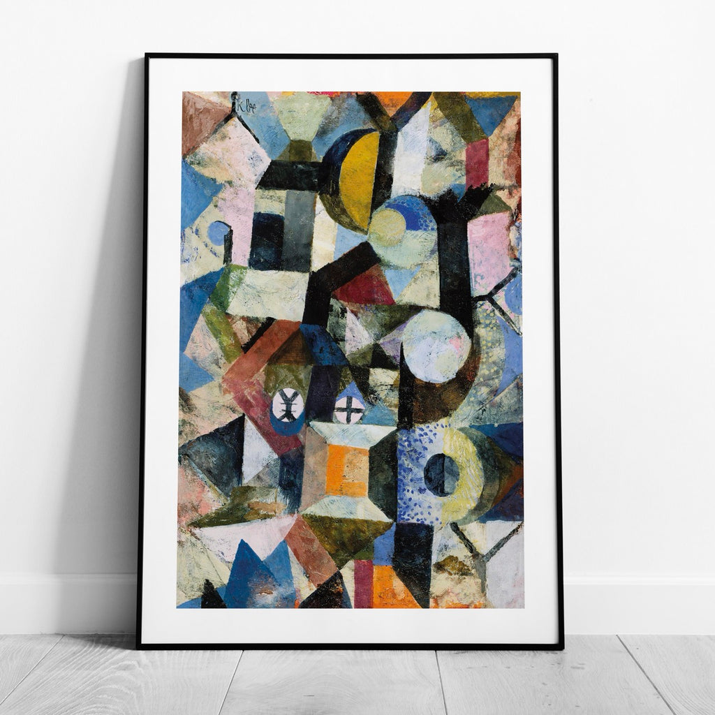 Composition with the Yellow Half-Moon and the Y - Paul Klee - Rolled Poster Wall Art Print | House Prints